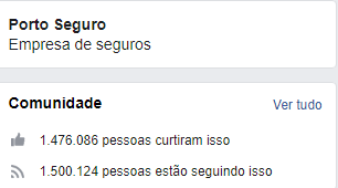 Facebook Porto Seguro