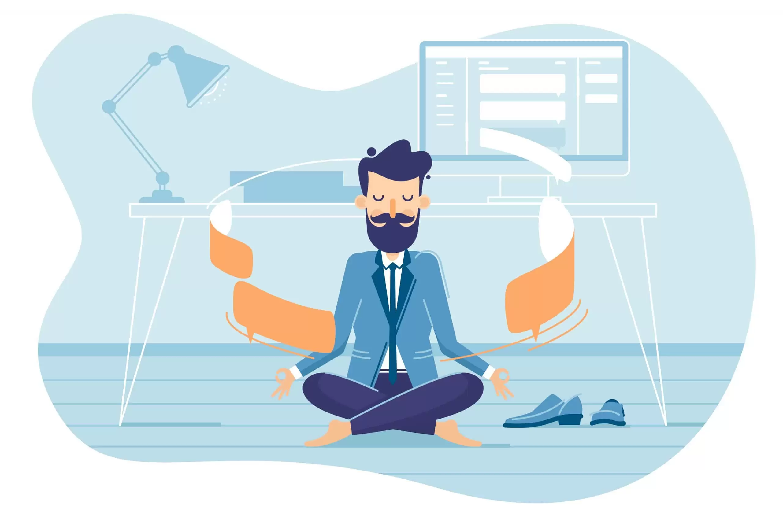 Imagem ilustrativa de programas de bem-estar emocional no local de trabalho
