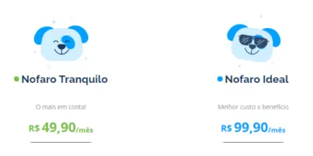 tabela de preços Nofaro